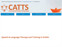 Tablet Screenshot of cattsireland.com